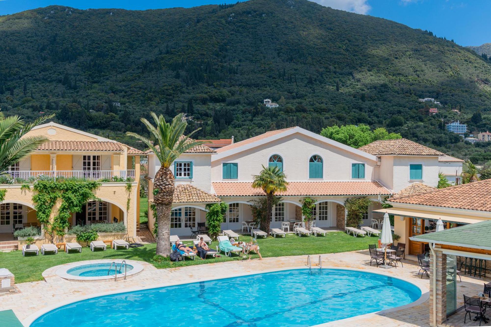 Valentino Corfu Aparthotel อิปโซส ภายนอก รูปภาพ